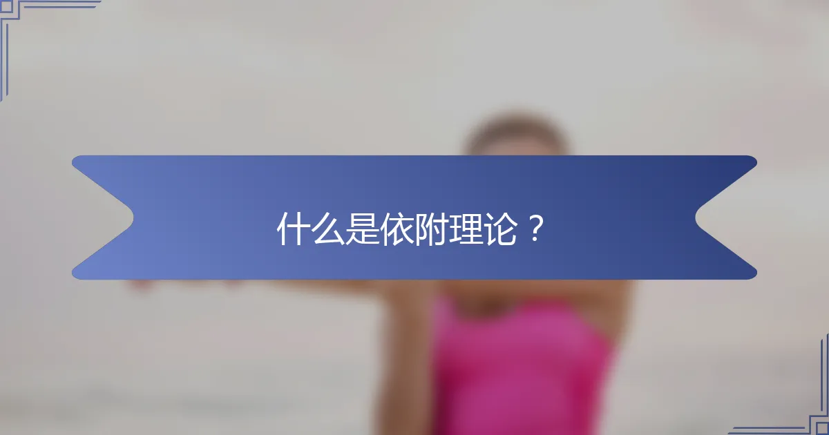 什么是依附理论？